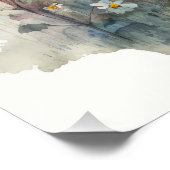 Elephant aquarel kunst perfect poster (Hoek)