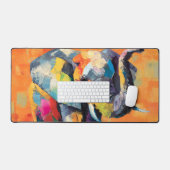 Eléphant arc-en-ciel Abstrait (Clavier et souris)