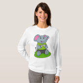 Elephant as Gamer T-shirt (Voorkant volledig)