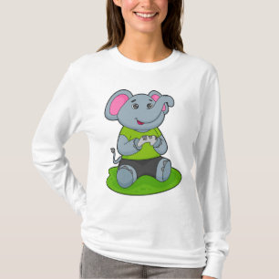 Elephant as Gamer T-shirt