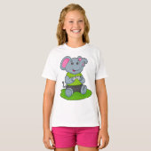 Elephant as Gamer T-shirt (Voorkant volledig)