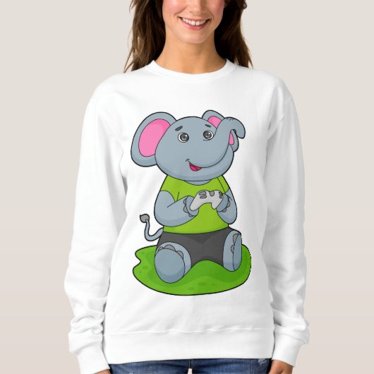 Elephant as Gamer Trui (Voorkant)