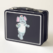 Elephant as Nurse with Medicine (Achterkant)