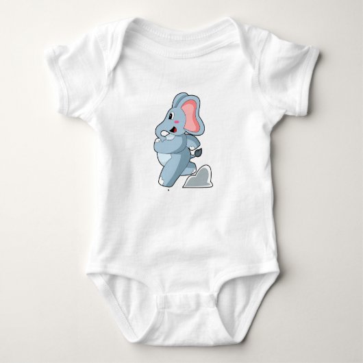 Elephant as Runner Romper (Voorkant)