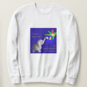 Elephant-astic Kerstmis "Ugly" Dumbo met kaars Trui