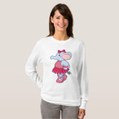 Elephant at Ballet with Skirt T-shirt (Voorkant volledig)