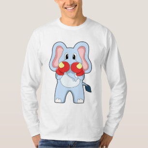 Elephant at Boxing with Boxing gloves T-shirt