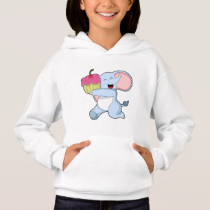 Eléphant au gâteau