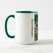 Eléphant au Mont Kilimandjaro - Mug (Gauche)