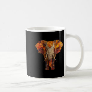 Elephant Autumn verlaat de Herfst van Artistic Ani Koffiemok