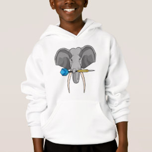 Eléphant aux fléchettes avec fléchette
