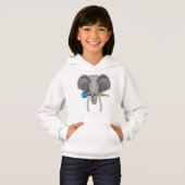 Eléphant aux fléchettes avec fléchette (Devant entier)