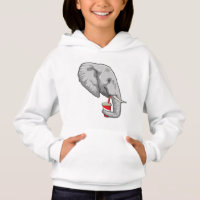 Eléphant avec boisson
