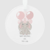 Éléphant avec chapeau de fête d'anniversaire (dos)