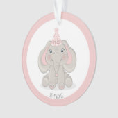 Éléphant avec chapeau de fête d'anniversaire (devant)
