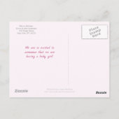 Eléphant avec coeur de couleur carte postale (Dos)