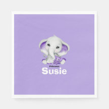 Eléphant avec serviette en papier en peluche lavan