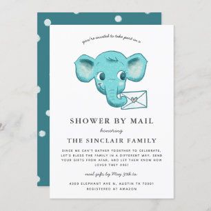 Elephant Baby Boy Shoby Mail Kaart