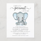 Elephant Baby Boy Virtual Shower - Begrotingsuitno (Voorkant)