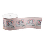 Elephant Baby Girl Pink and Grey Pattern Pink Lint (Spoel)