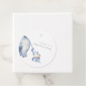 Elephant Baby shower Bedankjes Labels (In situ)