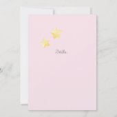 Elephant Baby shower Espagnol Invitation (Dos)