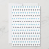 Elephant Baby Shower Invitations for a Boy Kaart (Achterkant)