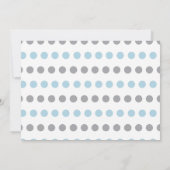 Eléphant Baby Shower Invitations pour un garçon (Dos)