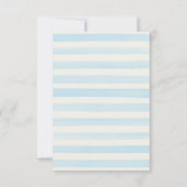 Elephant Baby shower Merci Cartes pour un garçon (Dos)