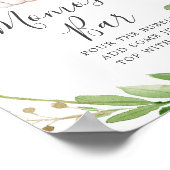 Elephant Baby shower Mimosa Bar Poster (Hoek)