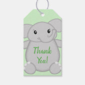 Elephant Baby shower Safari Cadeaulabel (Voorkant)