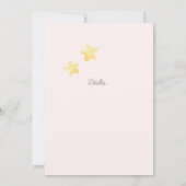 Elephant Baby shower Spaans Uitnodiging (Achterkant)