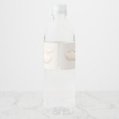 Elephant Baby shower Water Fles Etiket (Achterkant)