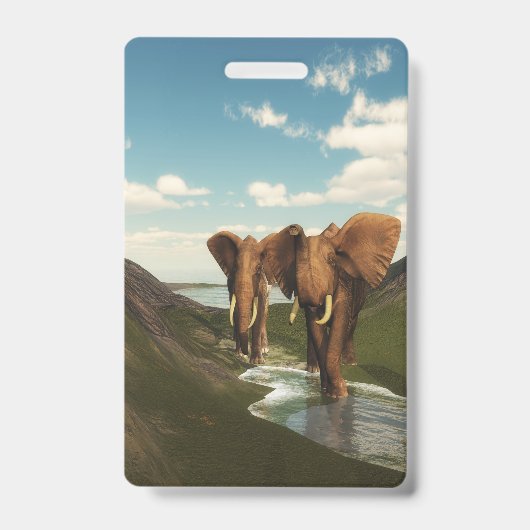 Elephant Badge (Front)