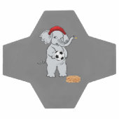 Eléphant balle de football (Plat)