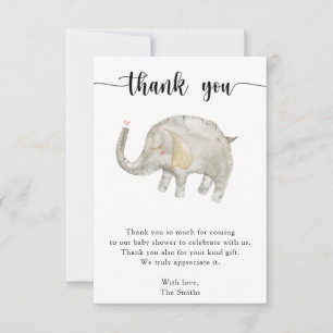 éléphant ballon aquarelle merci 