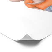 Elephant-ballonnen afdrukken | Elephant Wall Print (Hoek)