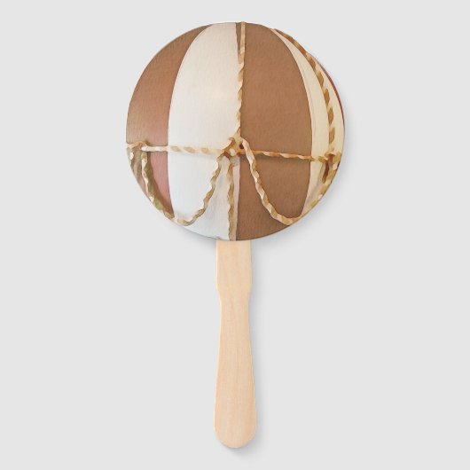 Elephant Balloon Baby shower Hand Fan Handwaaier (Voorkant)