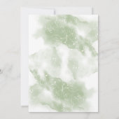 Elephant Balloon Baby shower Kaart (Achterkant)