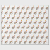Elephant balloons XL gift wrap Cadeaupapier (Vlak)