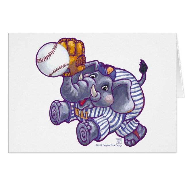 Elephant Baseball Star (Voorkant Horizontaal)
