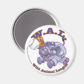 Elephant Baseball Star Magneet (Voorkant / Achterkant)