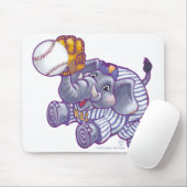 Elephant Baseball Star Muismat (Met muis)