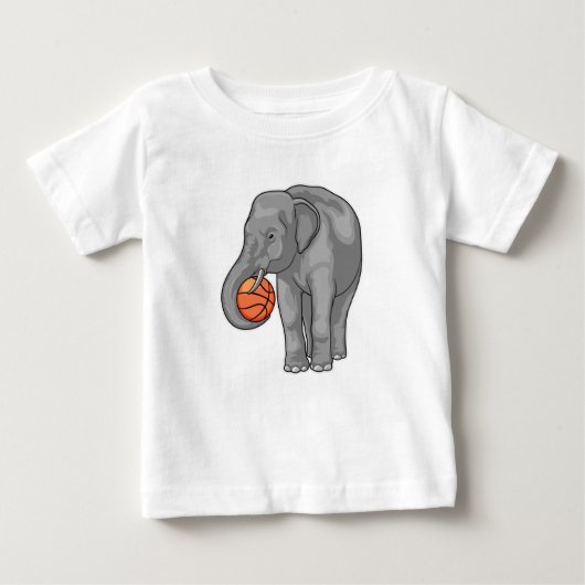Elephant Basketball speler Basketball (Voorkant)