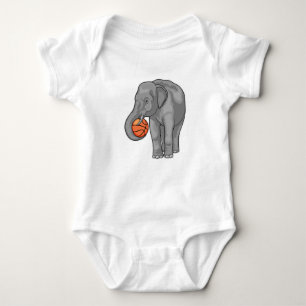 Elephant Basketball speler Basketball Romper