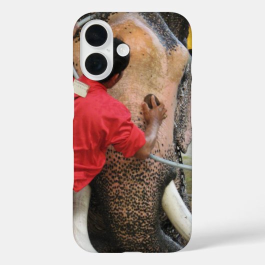 Elephant Bathtime ... Ayutthaya, Thailand Case-Mate iPhone Case (Achterkant)