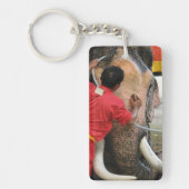 Elephant Bathtime ... Ayutthaya, Thailand Sleutelhanger (Voorkant)