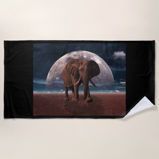 Elephant Beach Handdoek (Voorkant)