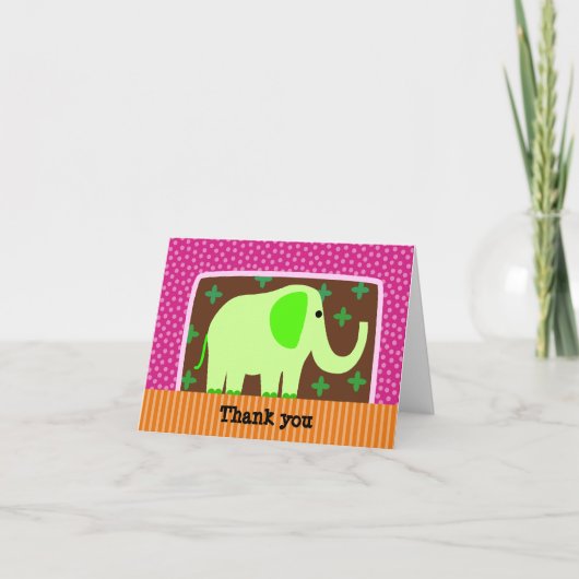 Elephant Bedankt (Voorkant)