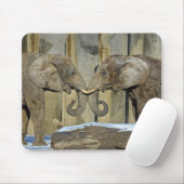 Elephant Best Friends Mousepad Muismat (Met muis)